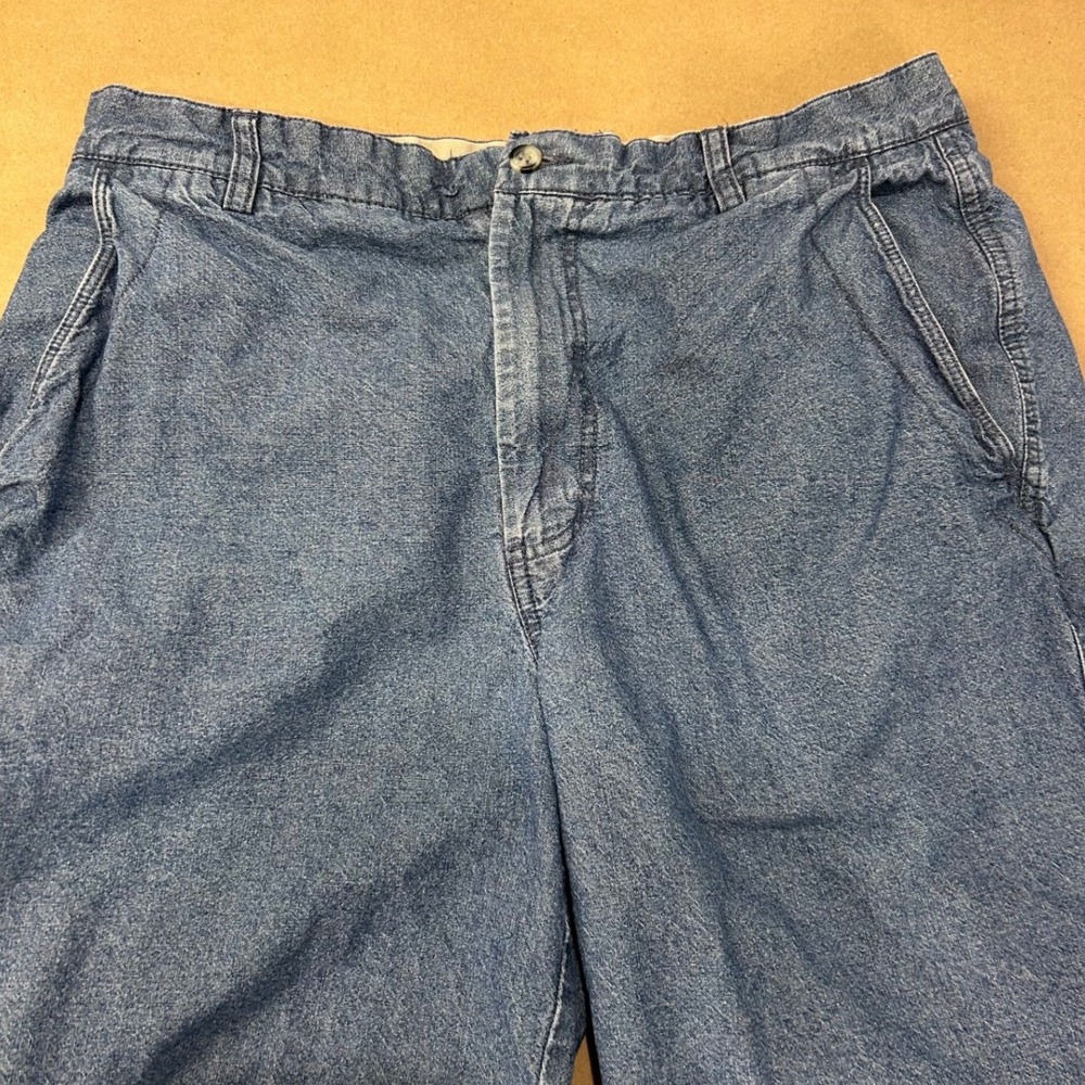 Boca Classics Blue Denim Shorts Mens 34 - Picture 3 of 8